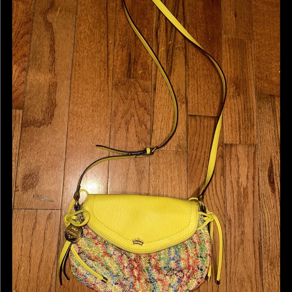 Juicy Couture Yellow and Multicolor Crossbody Bag